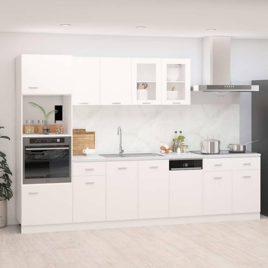 Funktionsmoebel natur mit Schubladen mit Glas