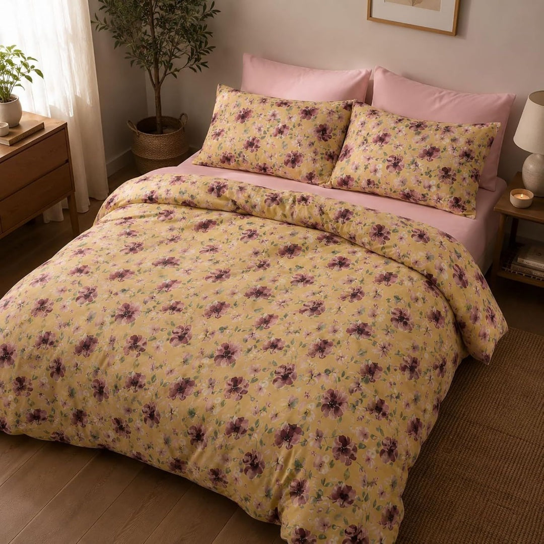 Funktionsmoebel Dmora Bettwasche-Set franzosisches Bett, Milben, schwarz