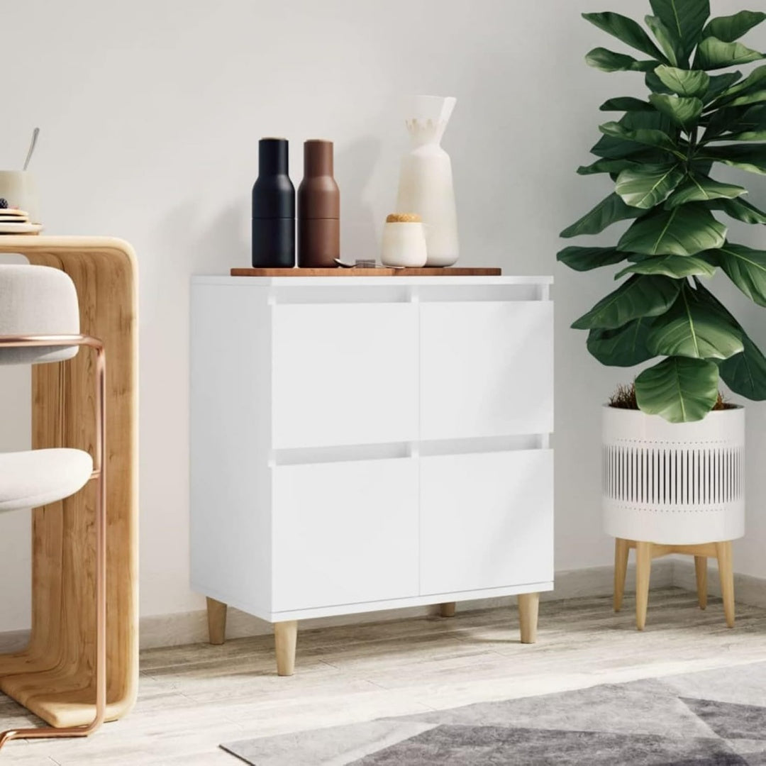 Schubladenschrank mit Stauraum natur