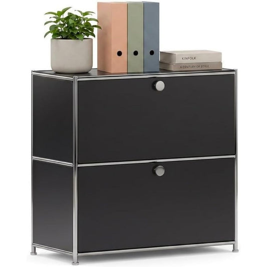Kommode klappbar modular schwarz