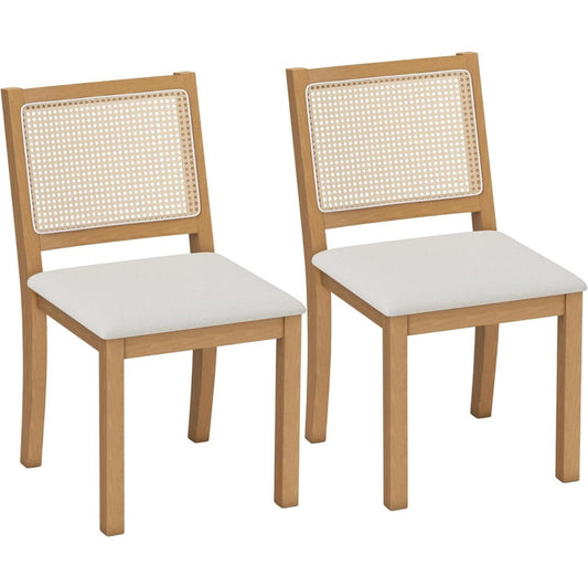 Stuhl mit Tueren aus MDF creme