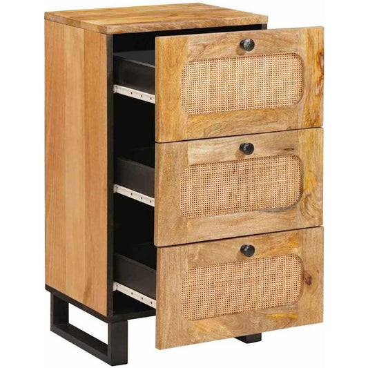 Moebel fuer Innenraeume mit Schubladen 33 x 75 x 1 cm braun
