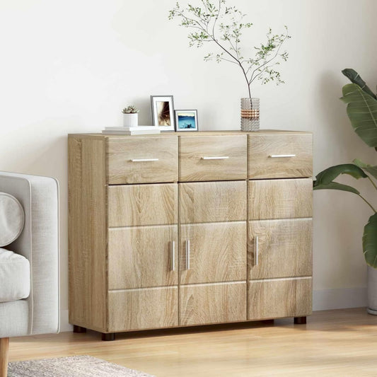 Kommode Sideboard Florin Holzwerkstoff Sonoma-Eiche eiche
