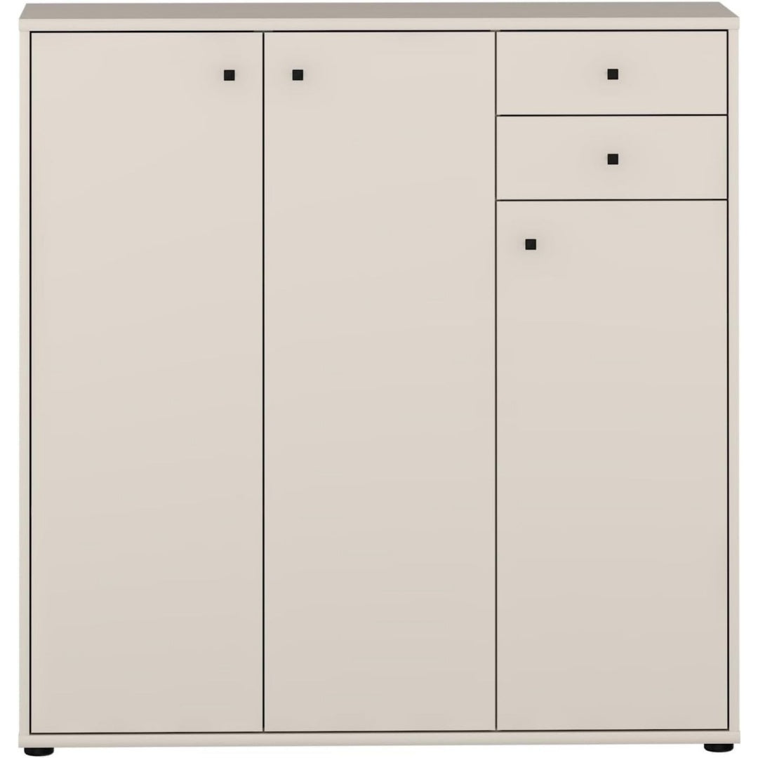 Kommode mobelando Preisbrecher Kommode Sand Moderne schwarz