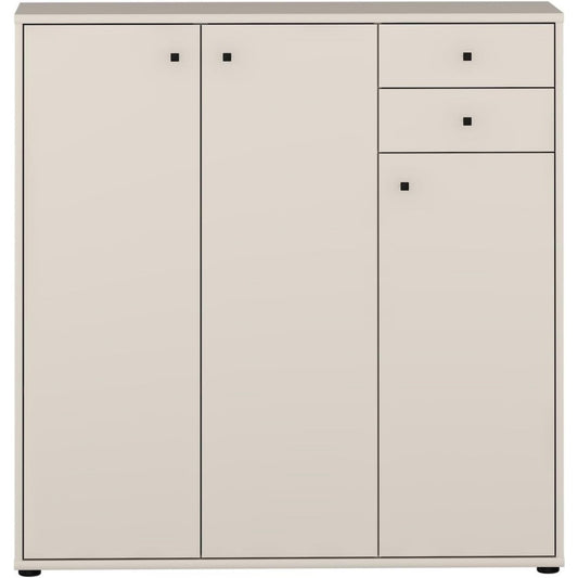Kommode mobelando Preisbrecher Kommode Sand Moderne schwarz