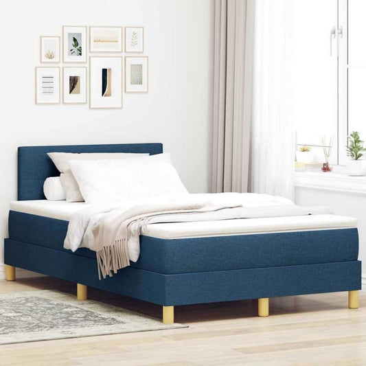 Bett fuer Schlafzimmer hoehenverstellbar verstellbar blau