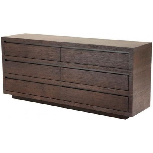 Stauraumschrank mit Schubladen braun