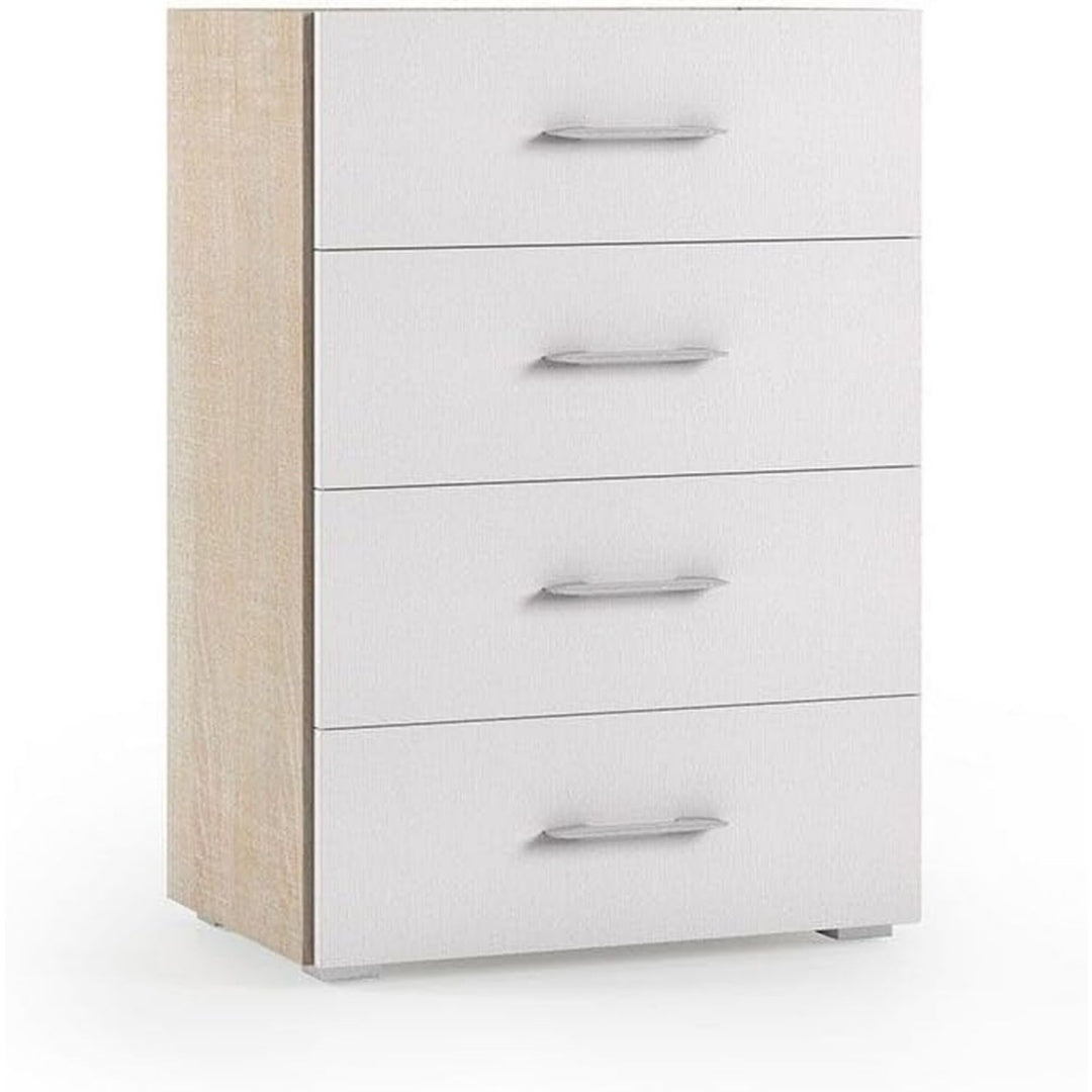 mit Schubladen schubladenschrank mit Metallgestell eiche